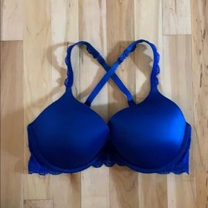 34D Royal Blue, Push-up Bra by Victoria’s Secret